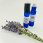 Lavender essential oil in grapeseed oil available from HvH Specialty Growers in Fairfield, California