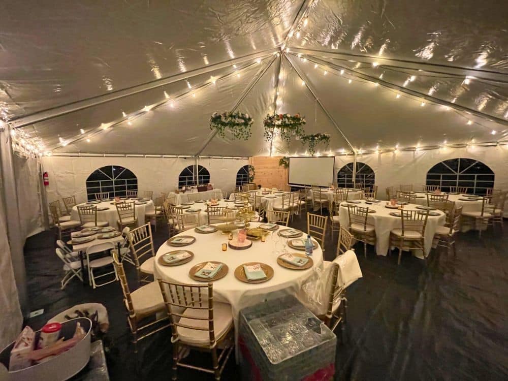 Baby shower at HvH Specialty Growers in Fairfield, California