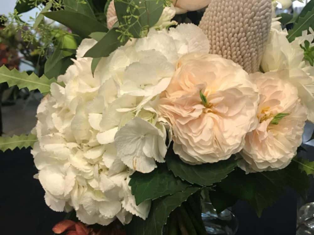 Custom flower arrangement designed by Tabletop Alchemist at HvH Specialty Growers in Fairfield, California