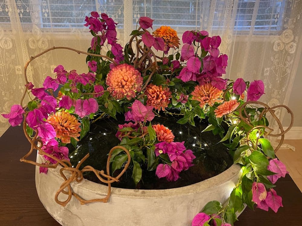 Custom flower arrangement designed by Tabletop Alchemist at HvH Specialty Growers in Fairfield, California