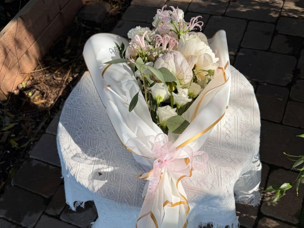 Custom bouquet designed by Tabletop Alchemist at HvH Specialty Growers in Fairfield, California